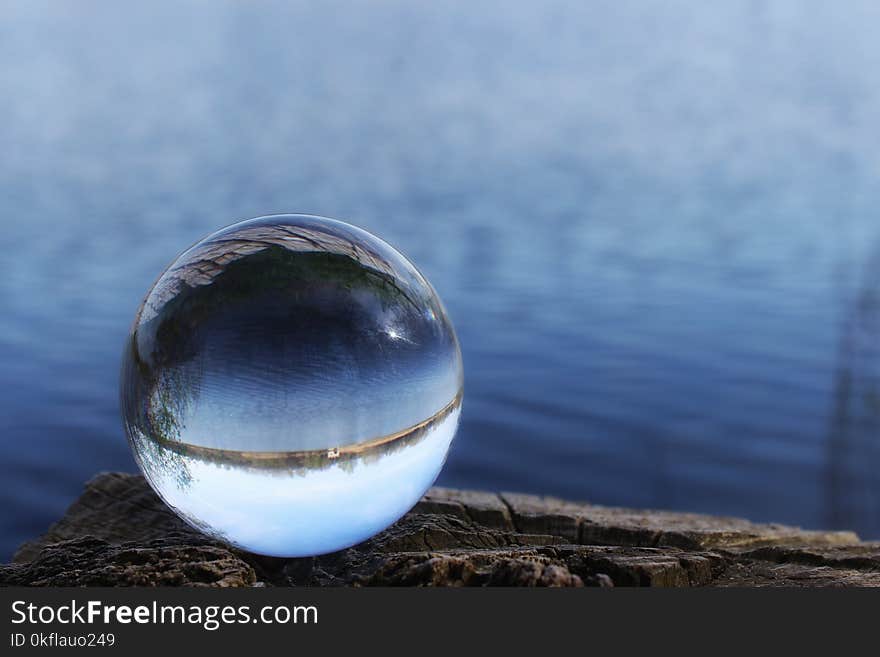 Reflection, Water, Close Up, Sphere