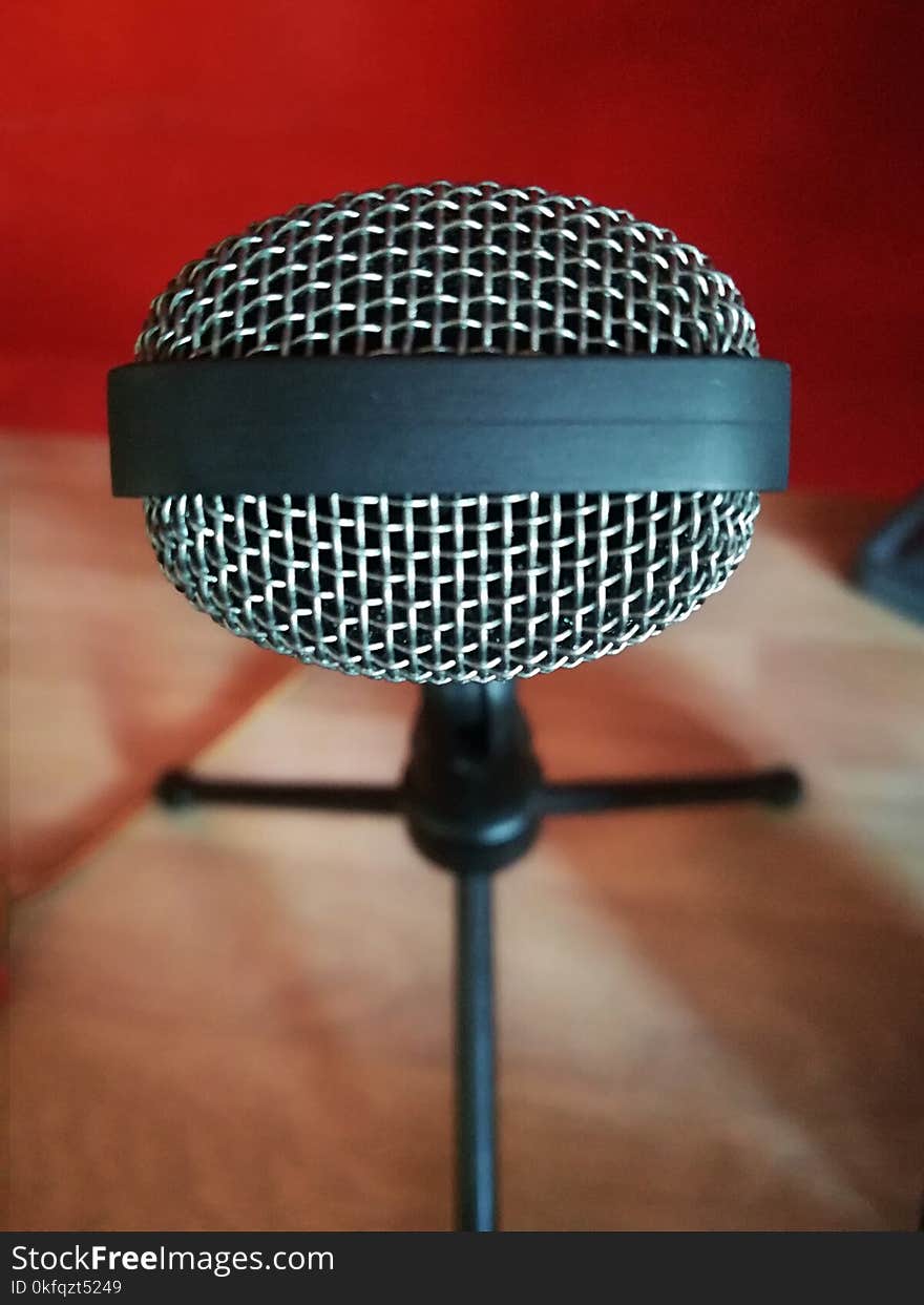 Just an microphone. Just an microphone