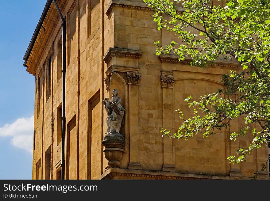 Wall, Sky, Tree, Architecture