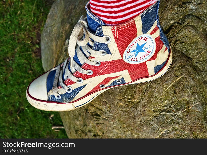 Footwear, Shoe, Flag Of The United States, Outdoor Shoe