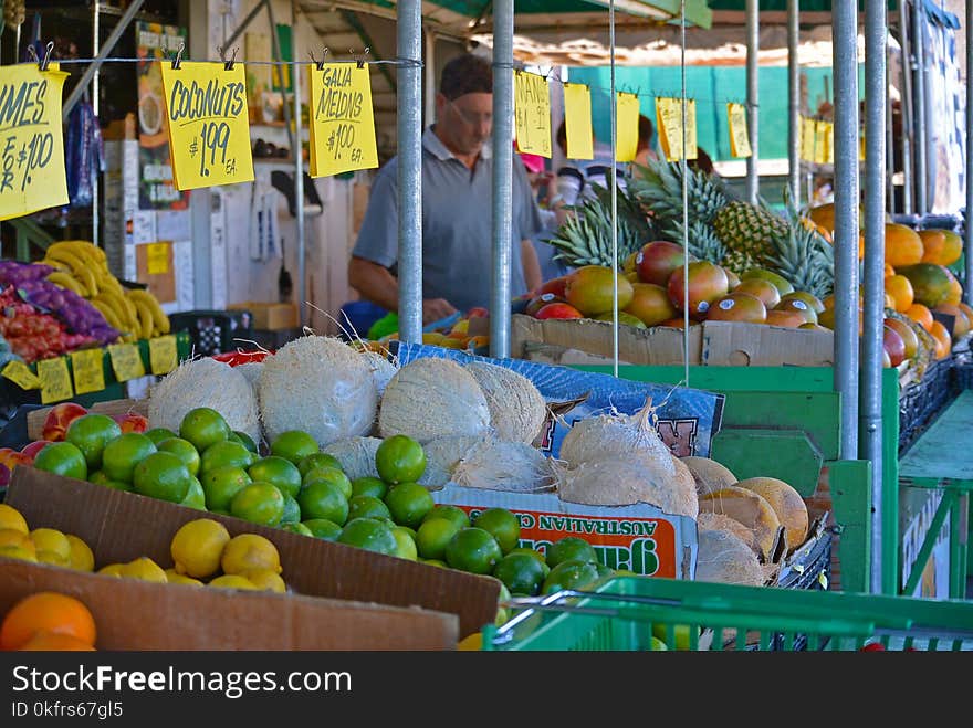 Produce, Marketplace, Market, Vendor