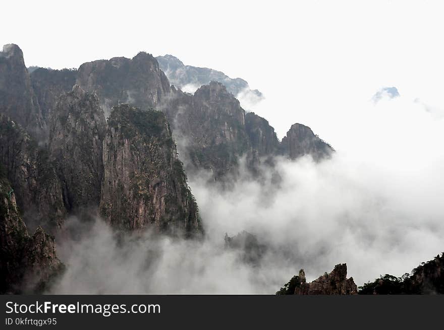 Mountainous Landforms, Mountain, Sky, Cloud