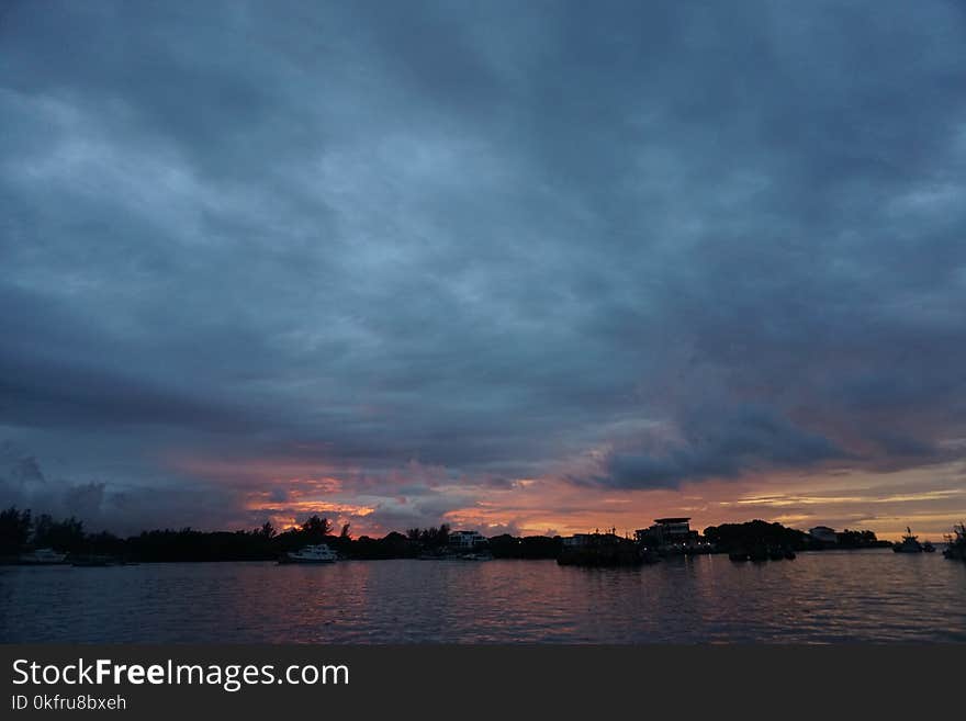 Sky, Horizon, Dawn, Water