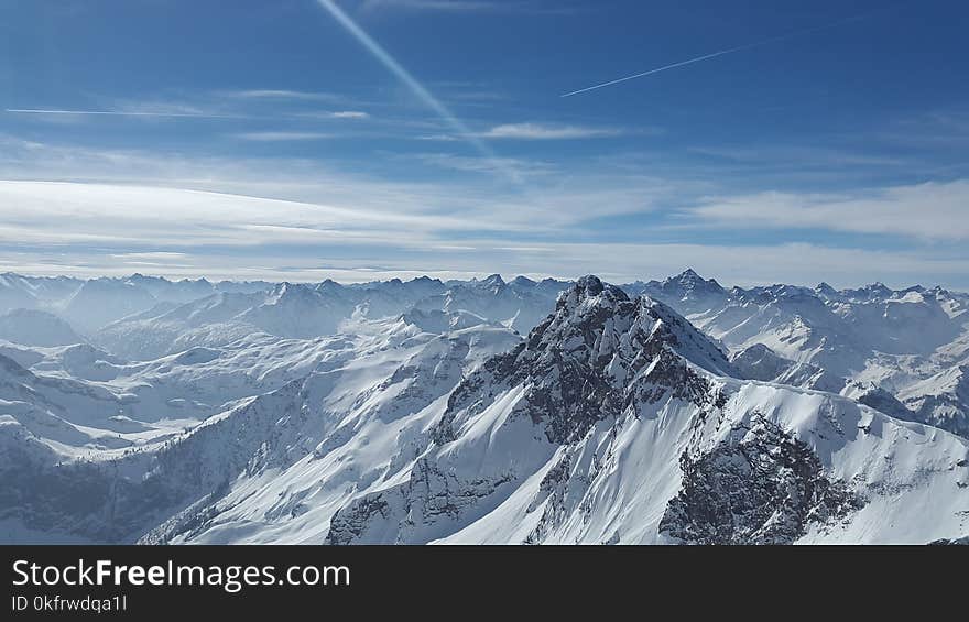 Mountain Range, Mountainous Landforms, Sky, Mountain