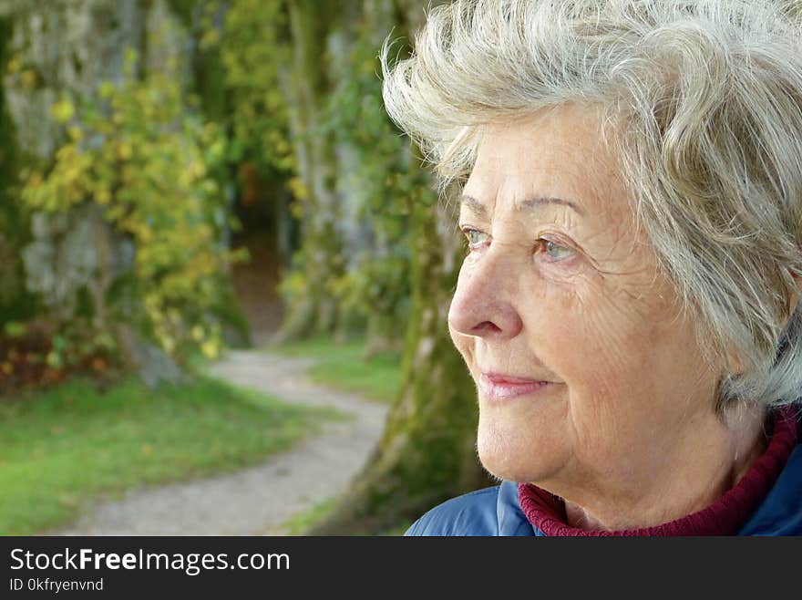 Face, Senior Citizen, Tree, Eye