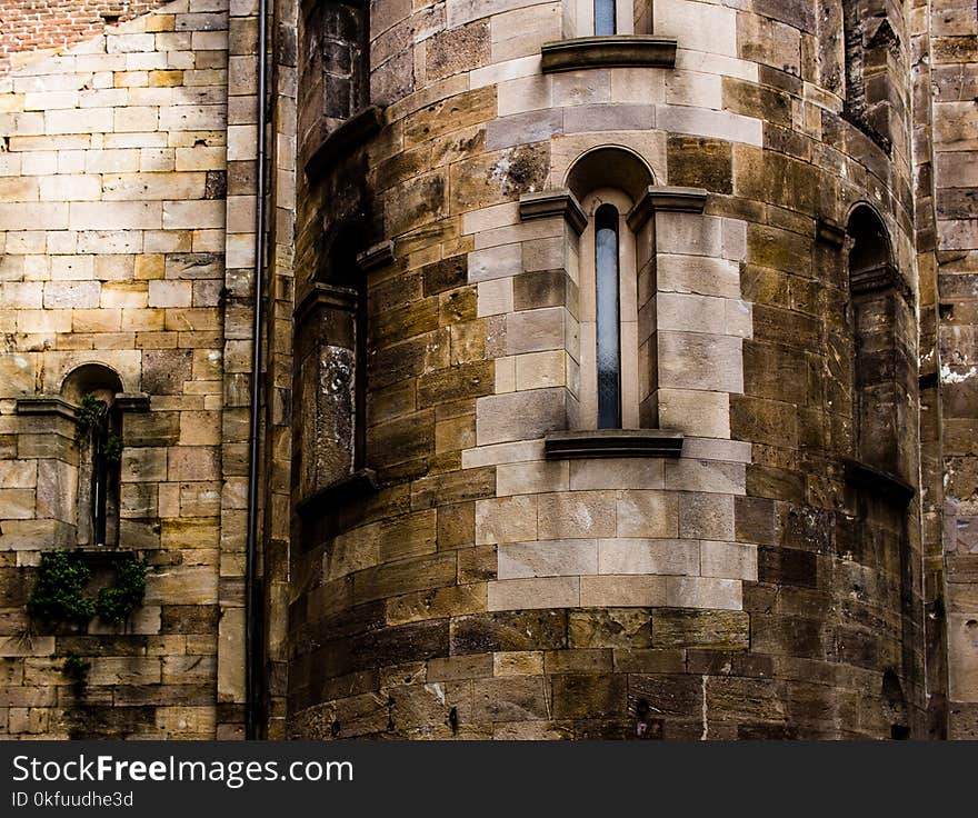 Old cathedral detail in an Italy town