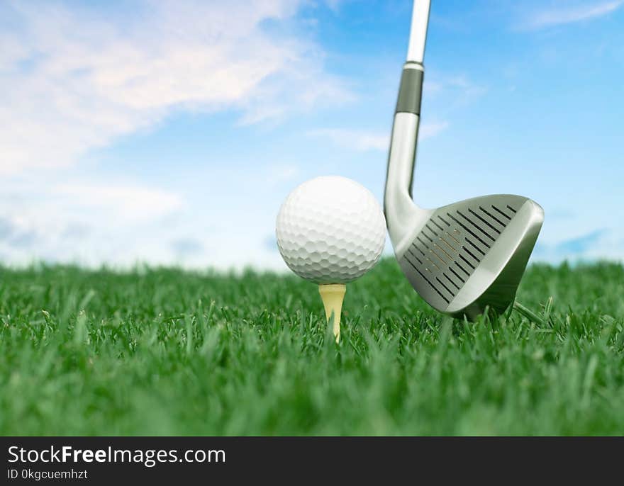 Golf golf course golf ball sport ball tee competition