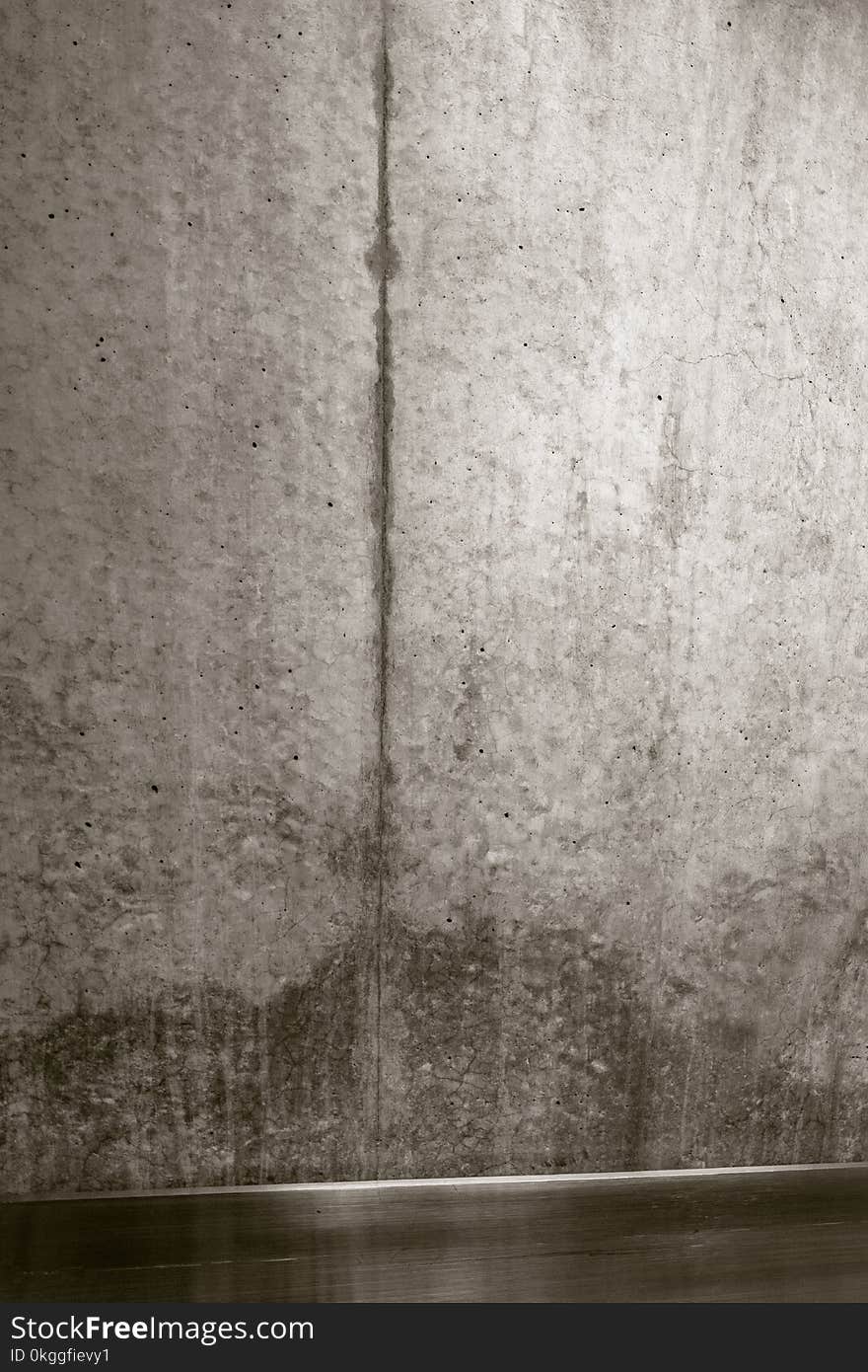 Grayscale Photo of Wall