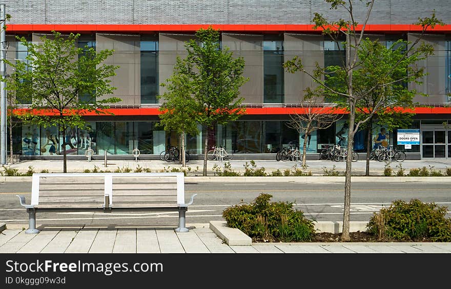 Photo of Bench Infront of Building