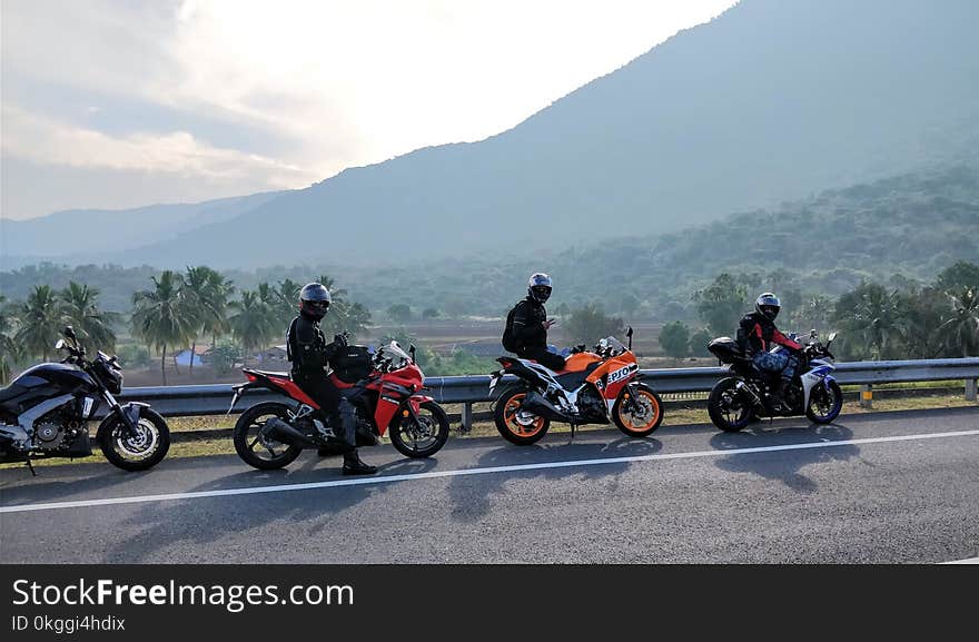 Red Honda Repsol Motorcycle