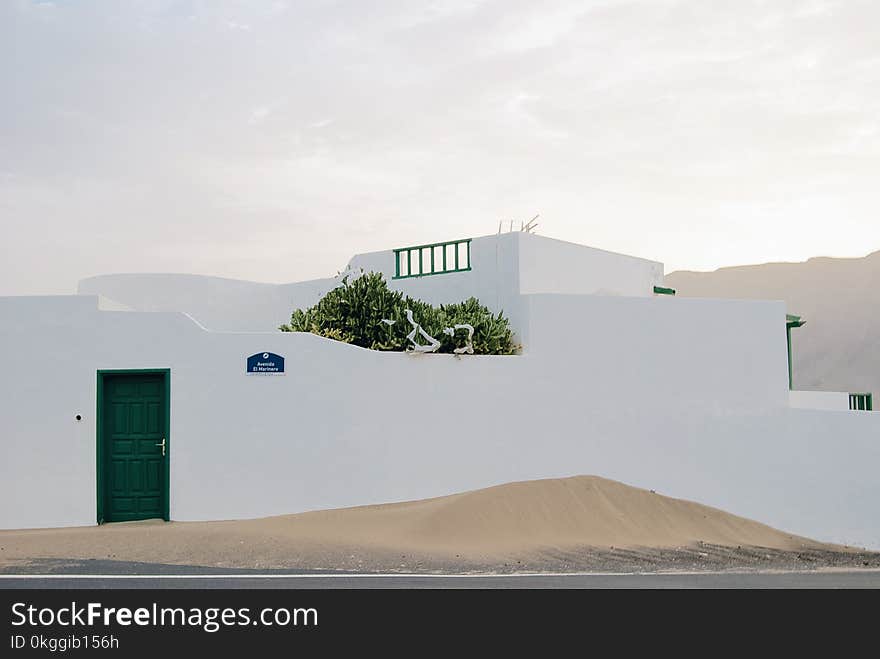 White Concrete House