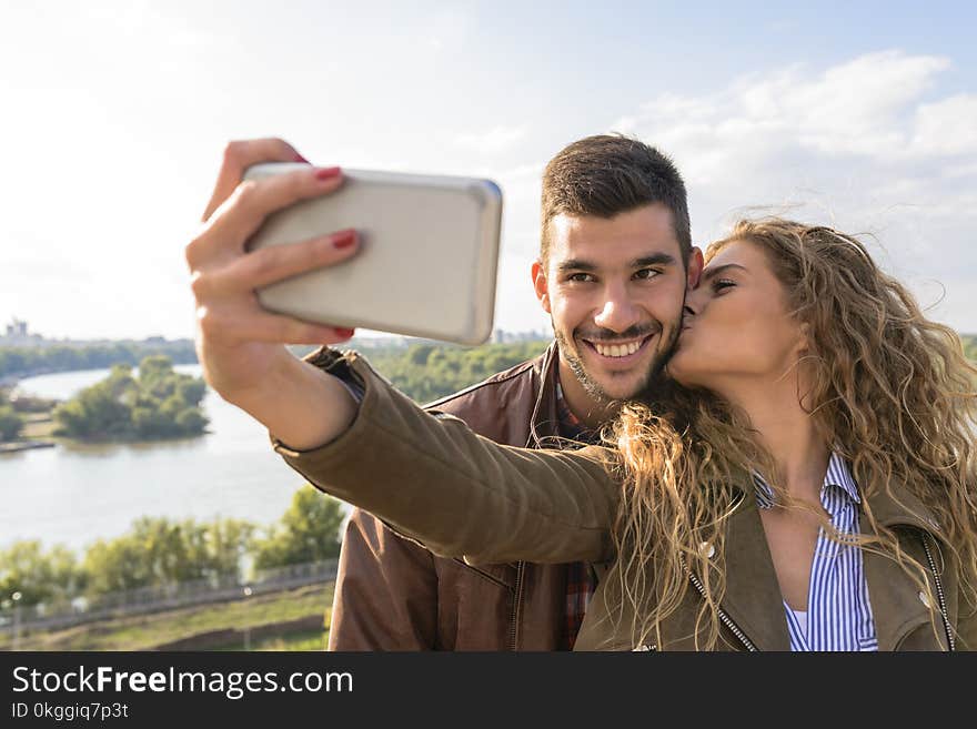 Couple Taking Picture