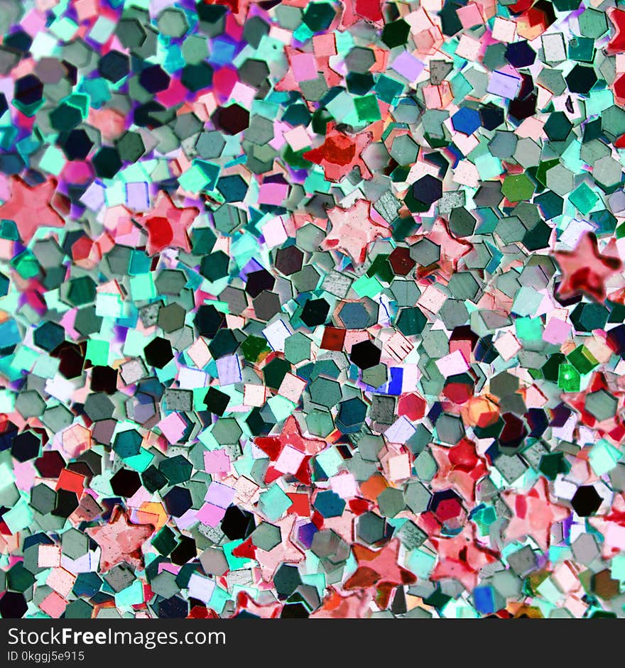 Assorted-color Sequins