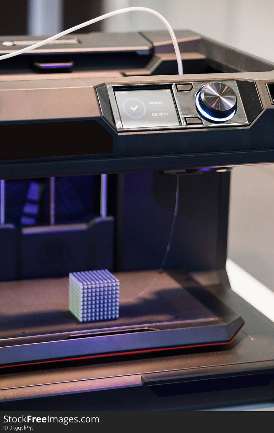 A Desktop 3d Printer In The Laboratory