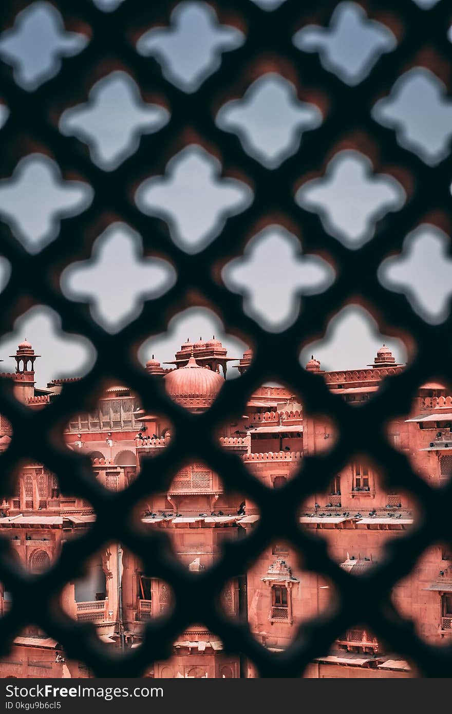 Red Concrete Building