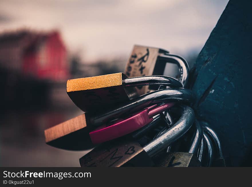 Shallow Focus Photo of Locks