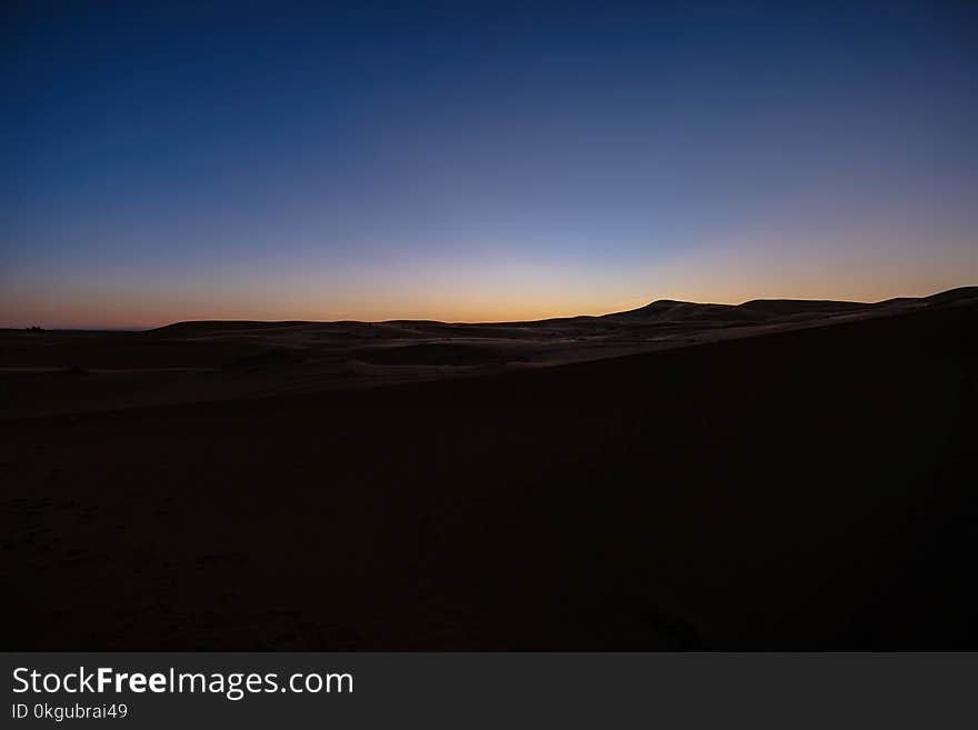 Silhouette Photography of Desert