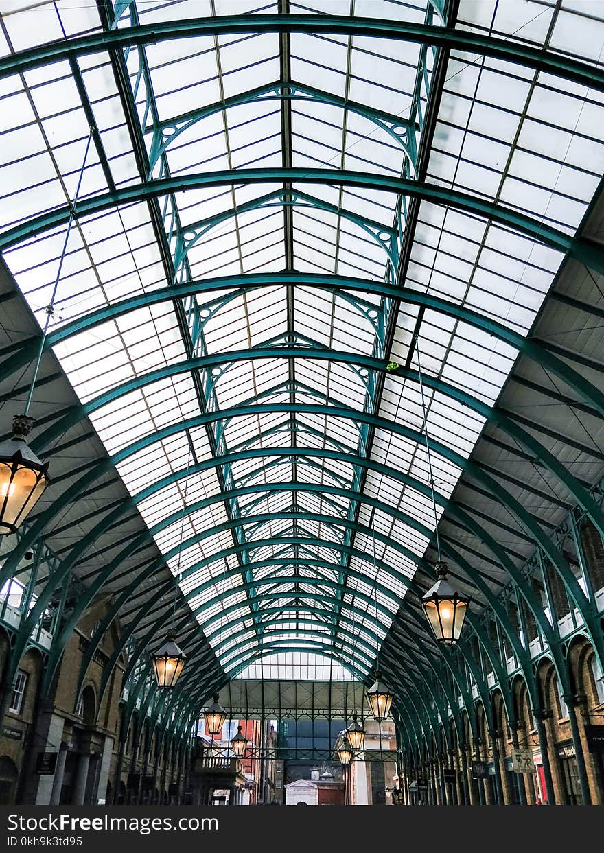 Blue Steel Roof of The New Convert Garden Market