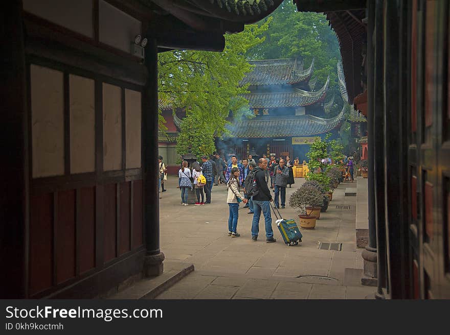 Photo of People Near Temple