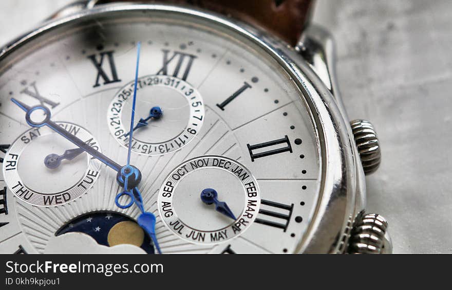 Close-up Photography of Wristwatch