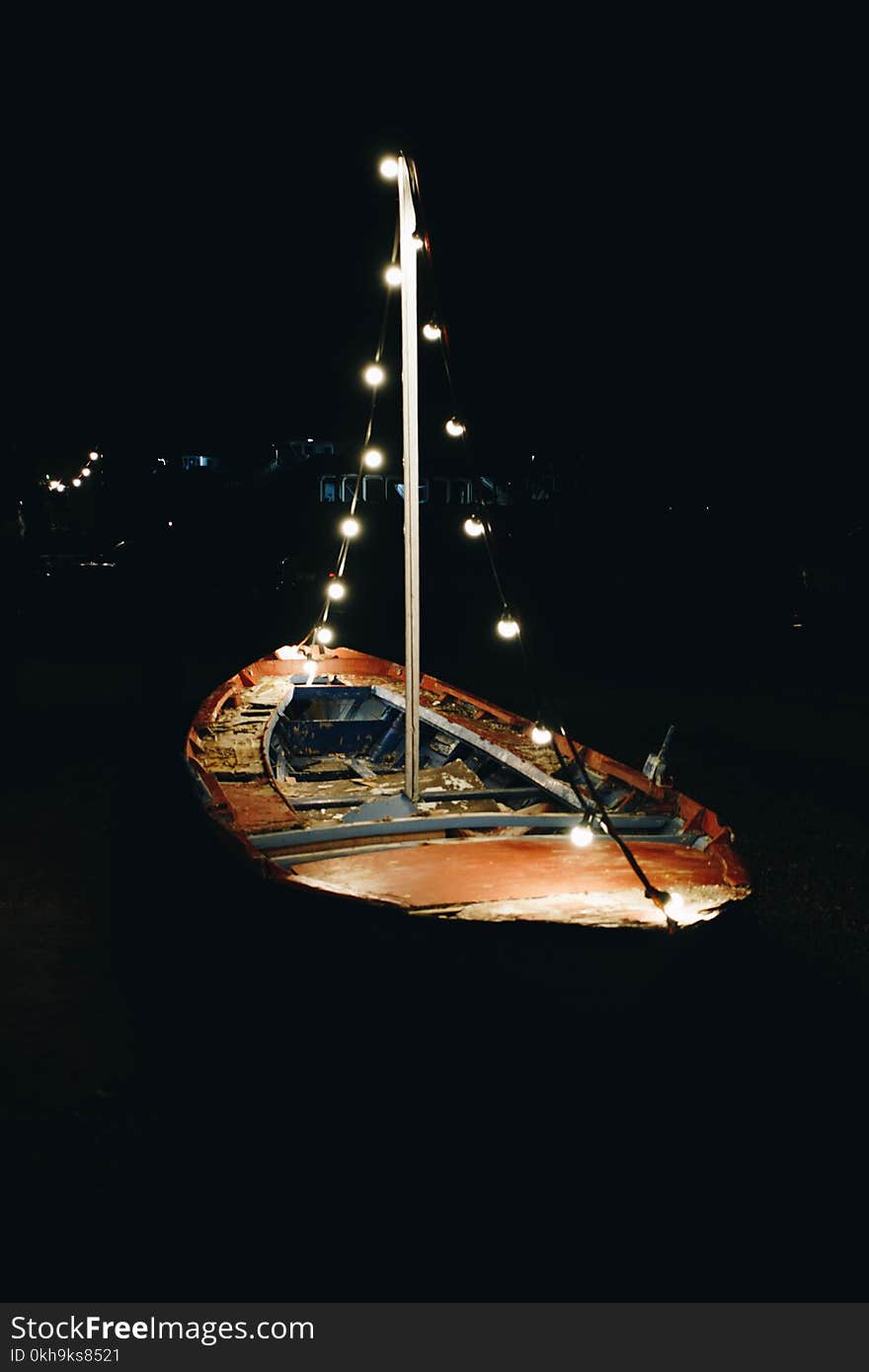 Photography of Light bulbs on Boat