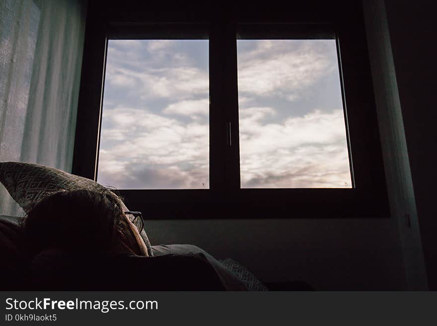 White Wooden 1-pane Side-by-side Window