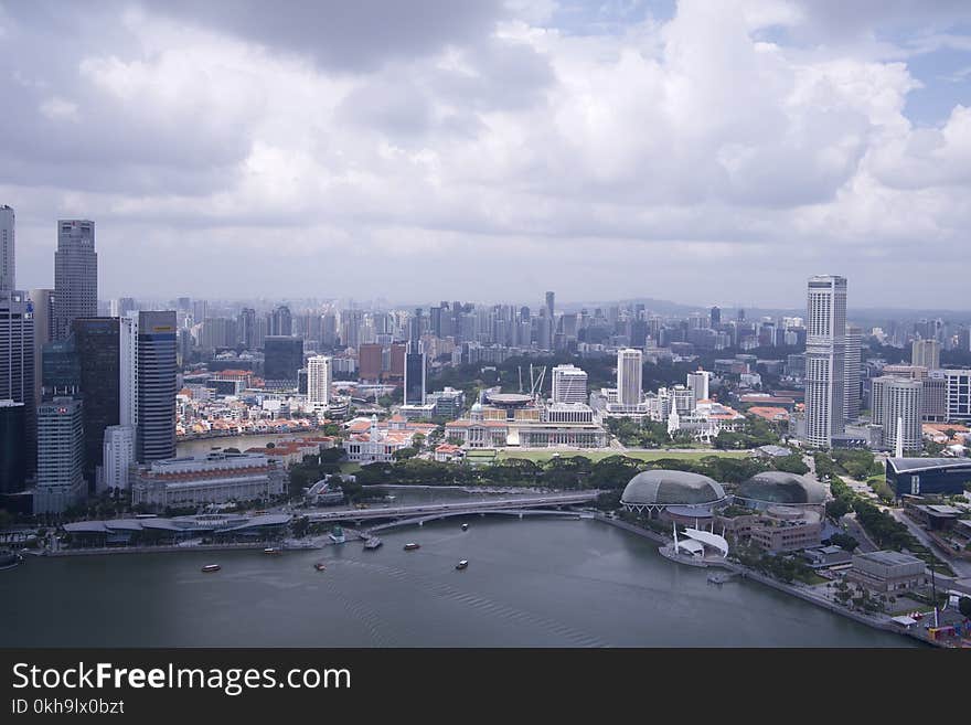 Bird&#x27;s Eye View of Building