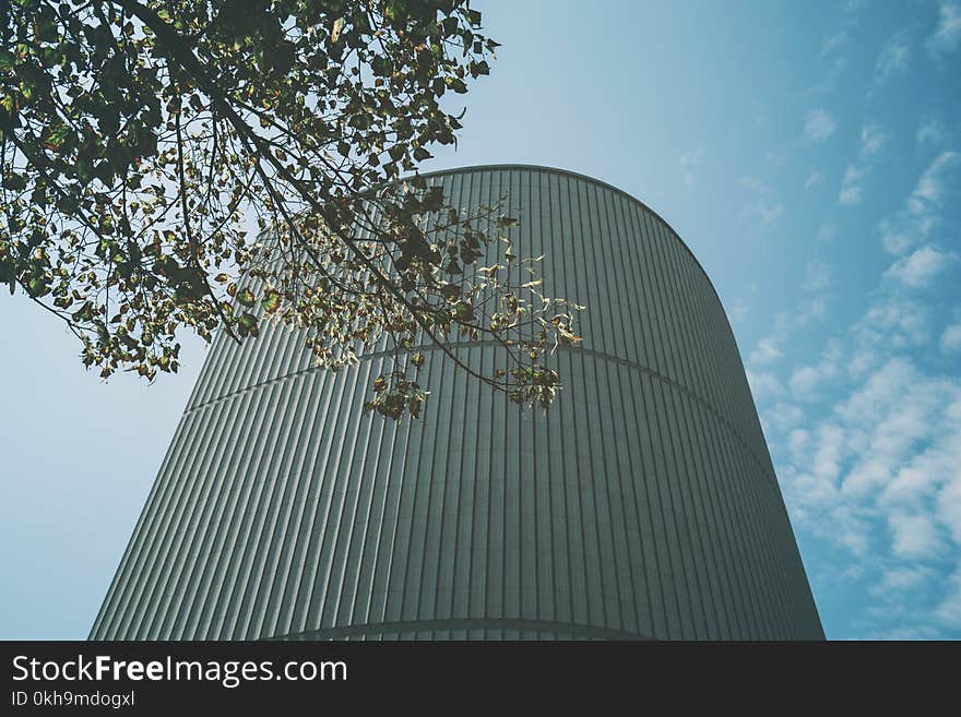 Gray Concrete Tower at Daytime