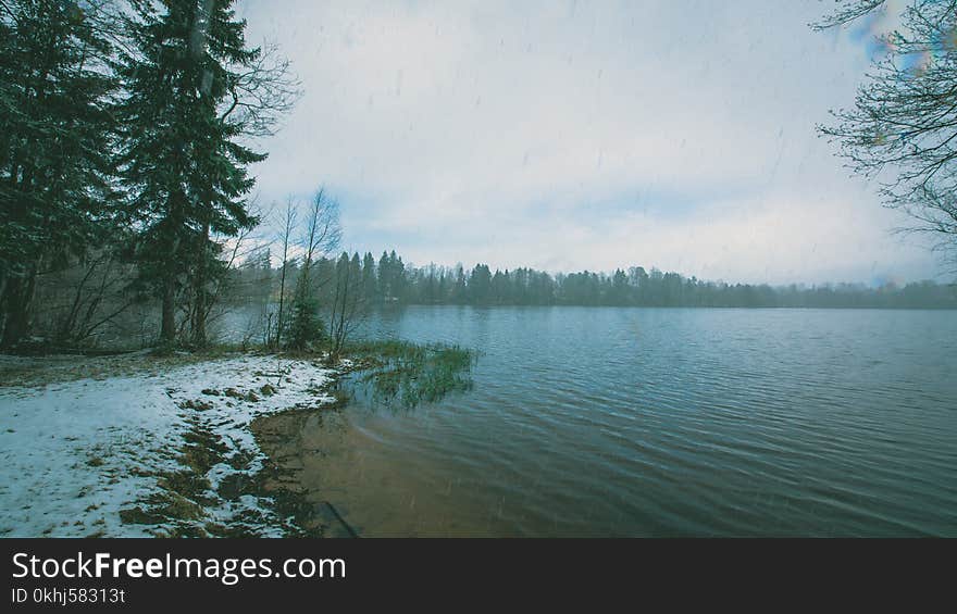 Reflection on the lake, water reflection