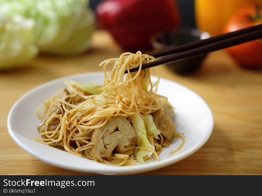 Photo of Asian Dish on Plate