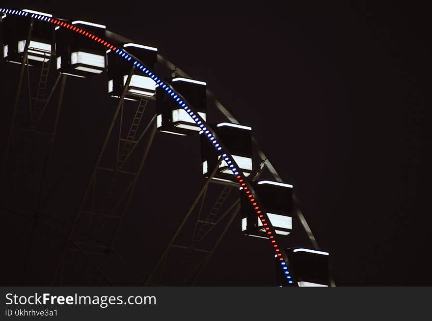 Photography of Ferris Wheel at Night