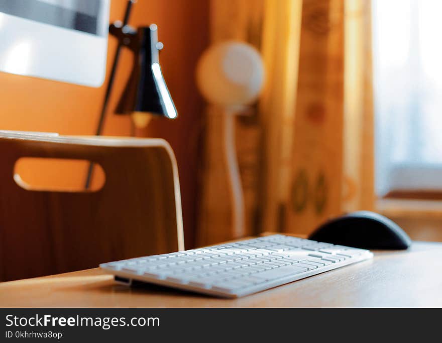 Close-Up Photography Wireless Keyboard