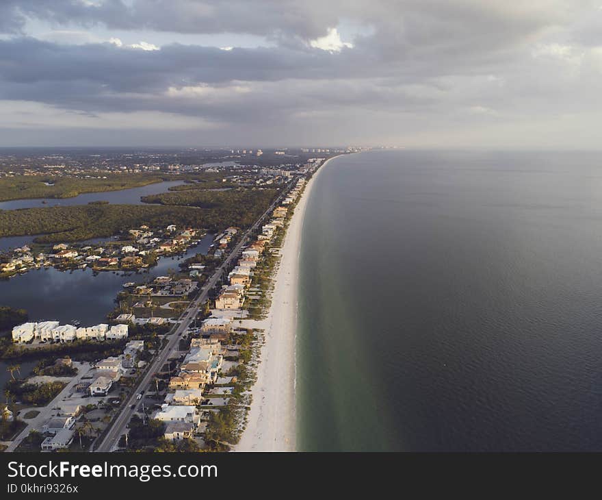 Bird&#x27;s Eye View of Coastline