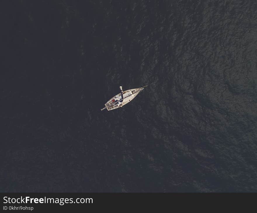 Top View Photography of Sailboat