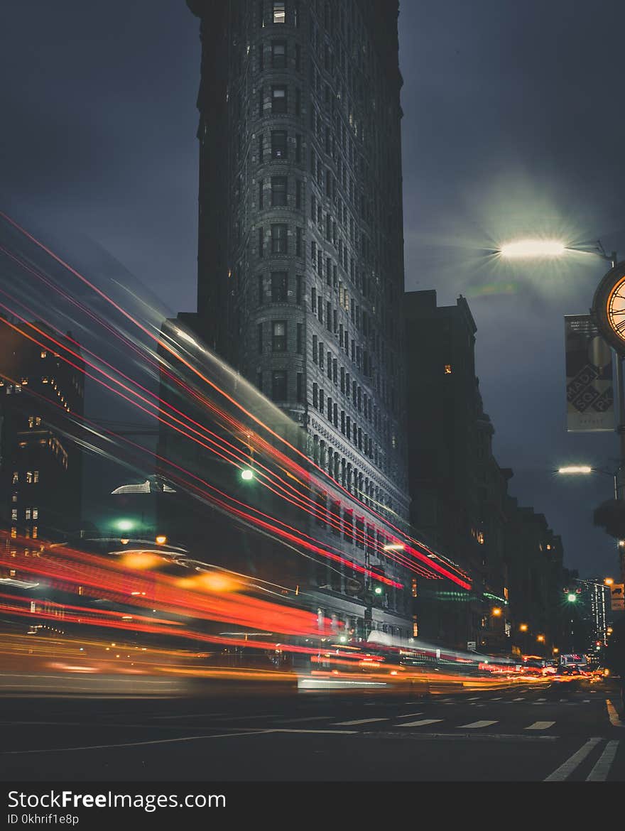 Time Lapse Photography of Road