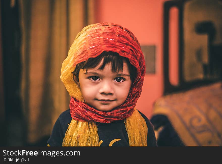 Girl Wearing Headscarf