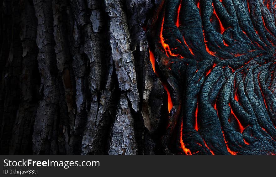 Photo of Dried Lava