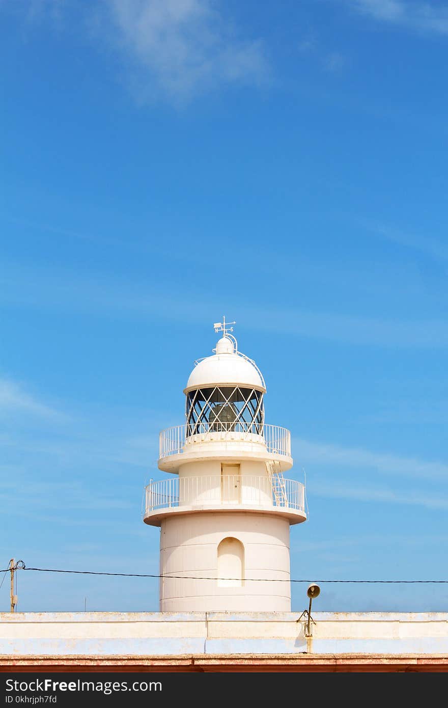 White Concrete Lighthouse