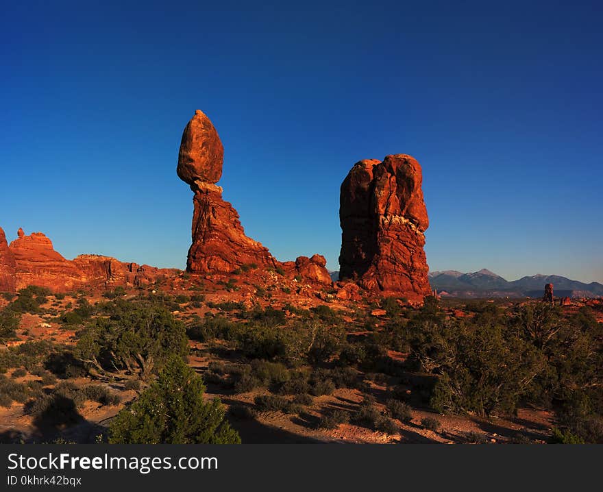 Brown Rock Formation