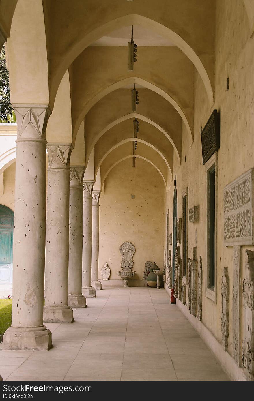 Concrete Dome Pathway