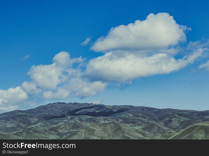 Mountains Under Blue Sky And Clouds