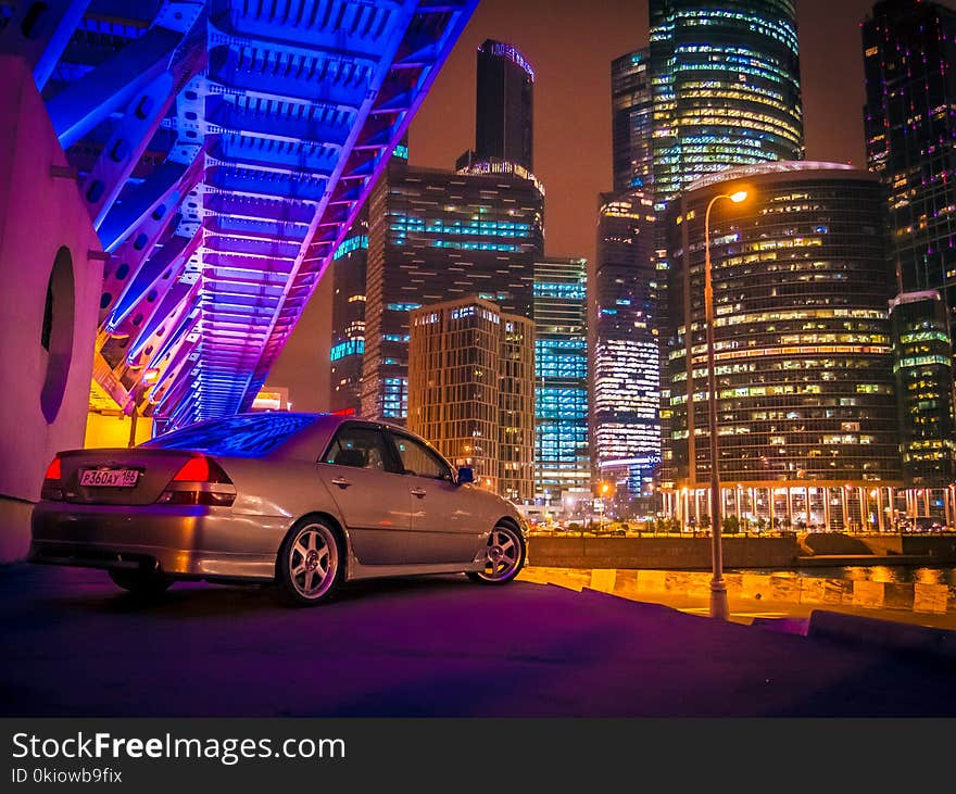 Car And Buildings