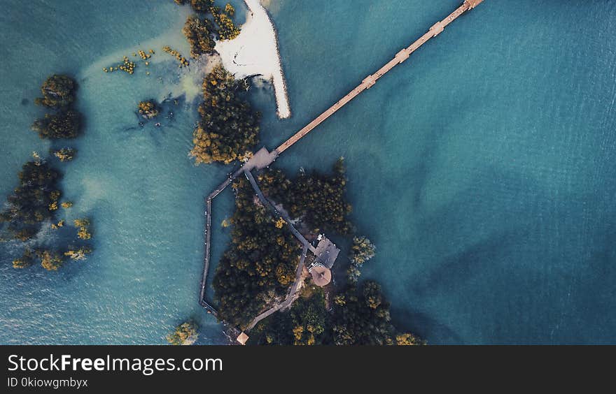 Aerial View Of Island