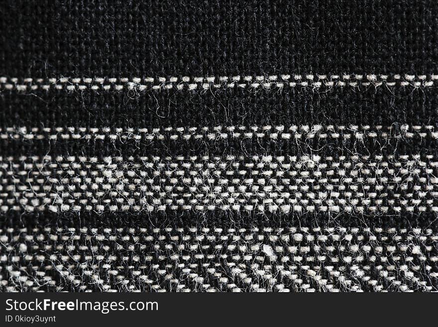 Black and White Textile