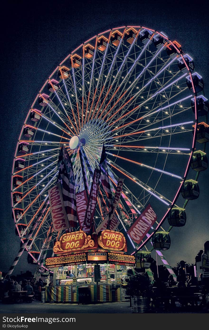 Ferriswheel at Night