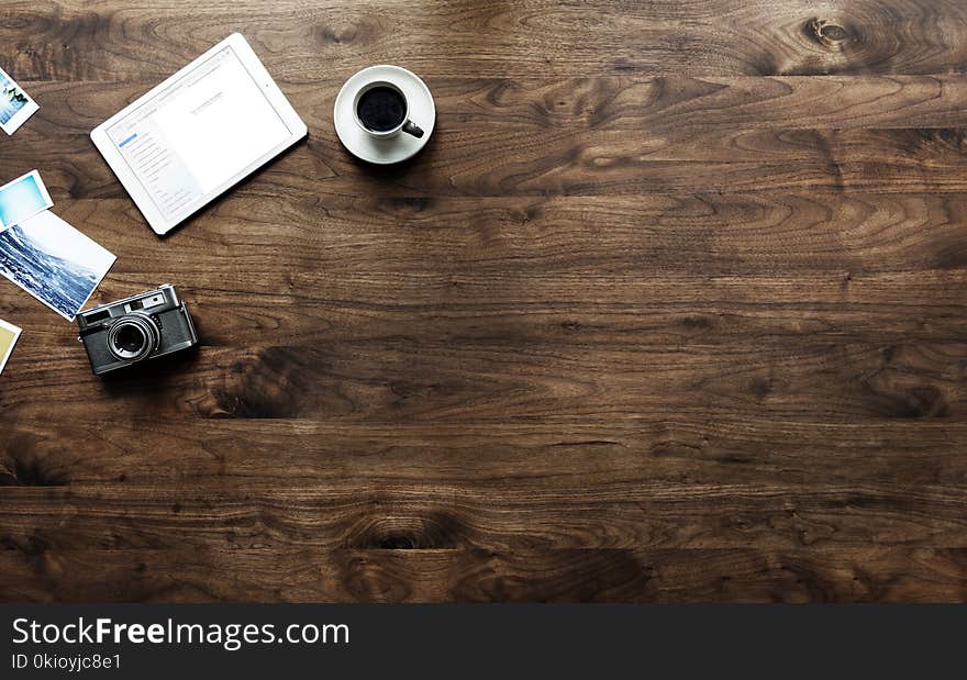 Camera Near the Cup of Coffee