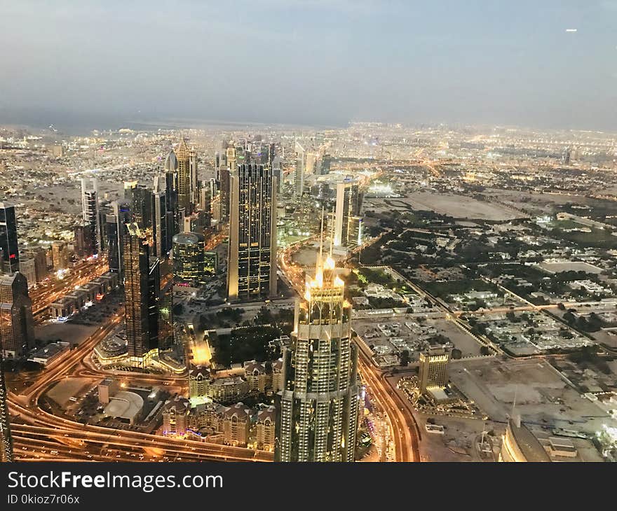 High Angle Photography of Buildings