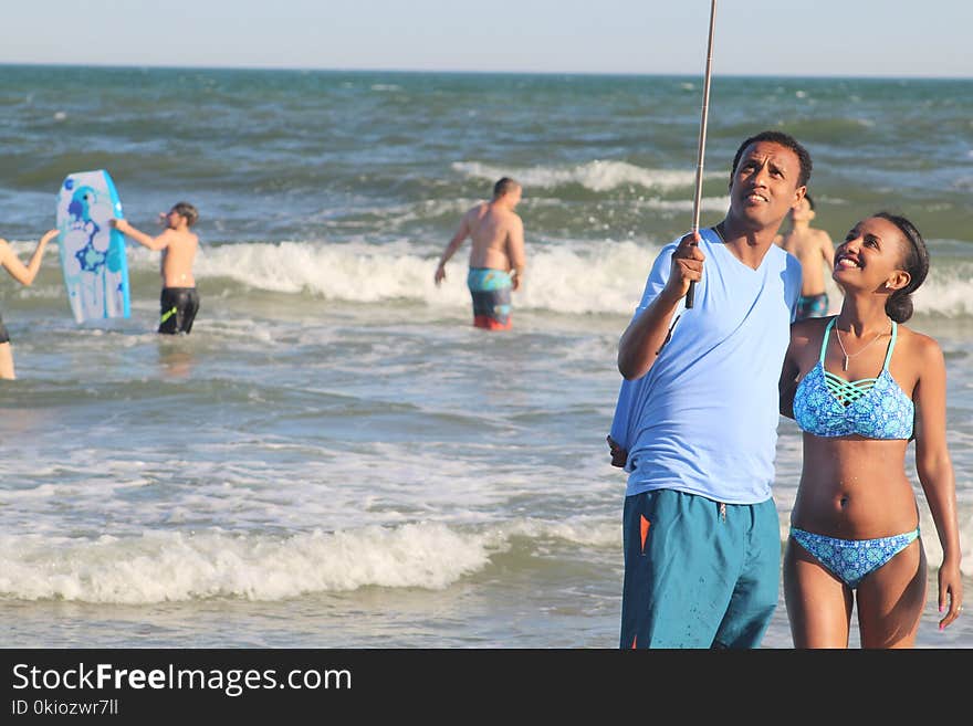 Man and Woman on the Shore