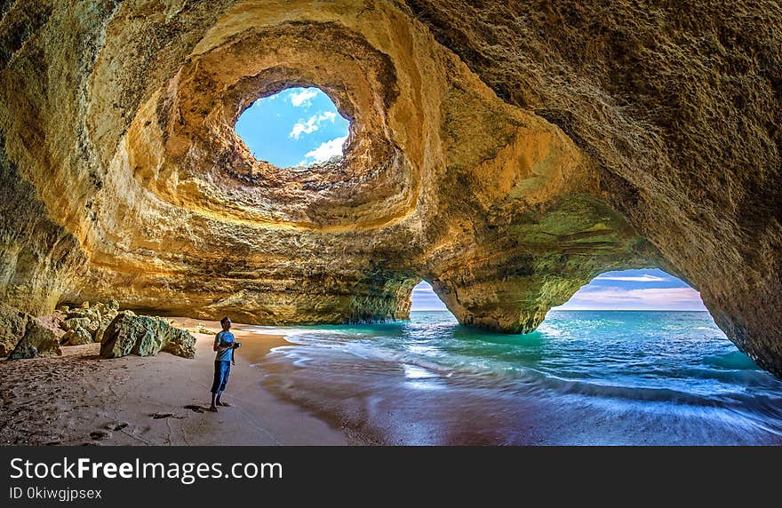 Natural Arch, Rock, Sea Cave, Formation