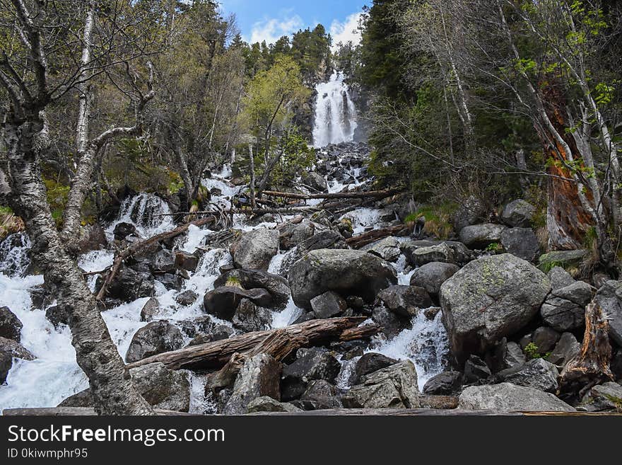 Body Of Water, Water, Waterfall, Nature Reserve